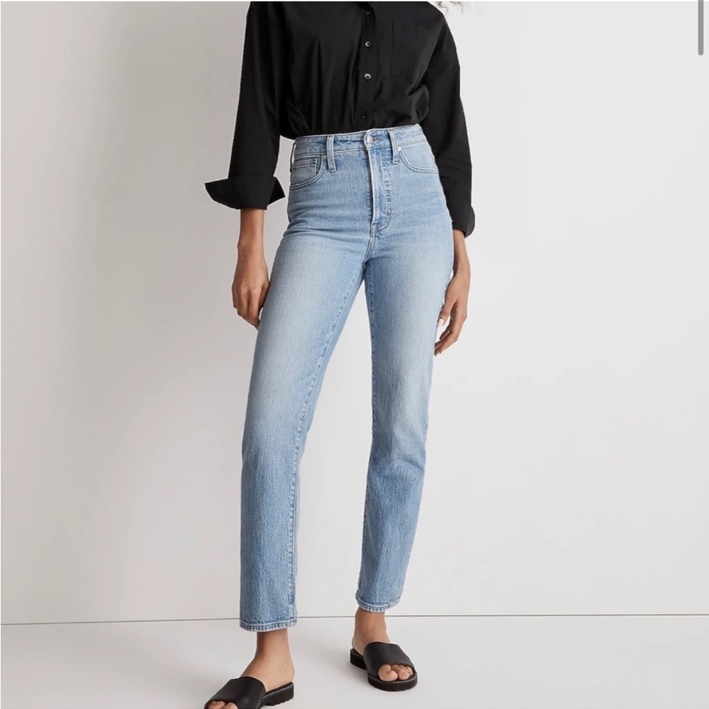 NWOT: MADEWELL • Perfect Vintage Straight Jean in Ferman Wash